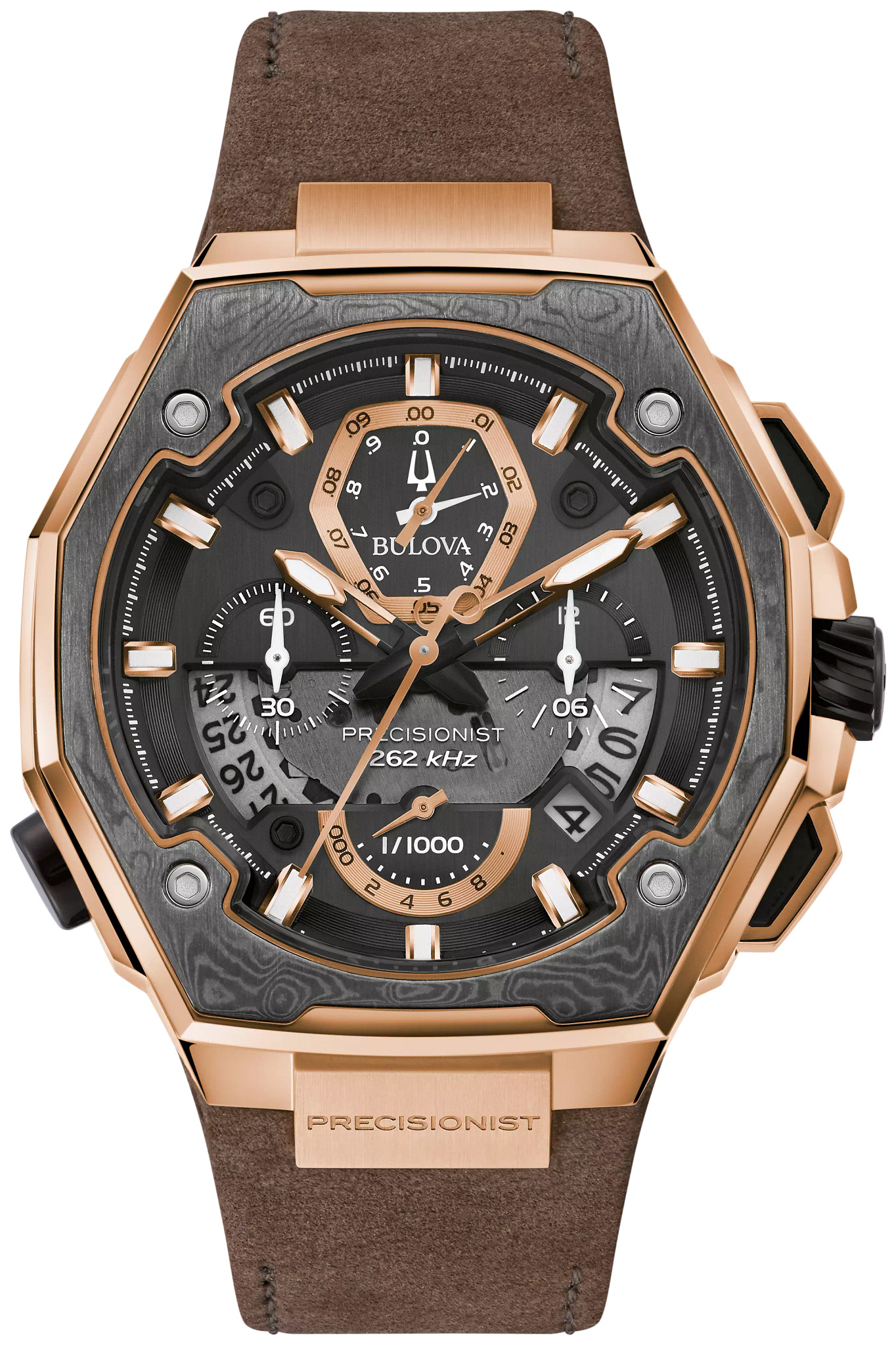Black Dial Leather Strap Series X SE 98B356 | Bulova